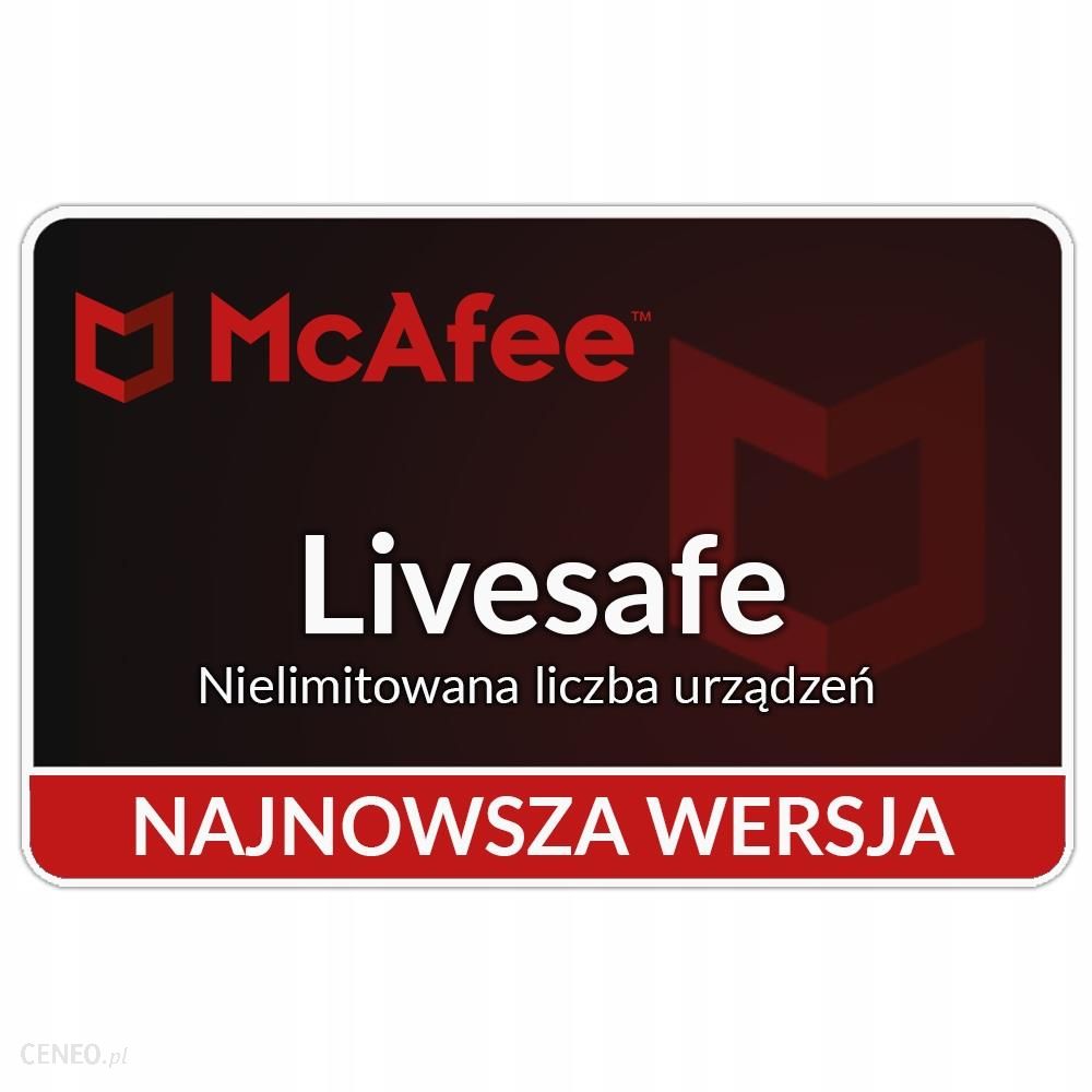 McAfee 2019 LiveSafe 1rok ESD