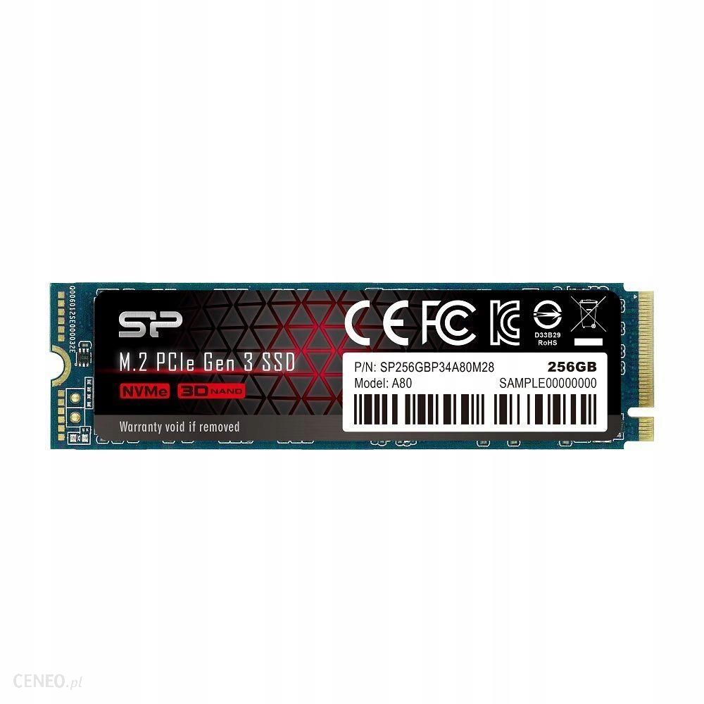 Silicon Power A80 256GB M.2 2280 (SP256GBP34A80M28)